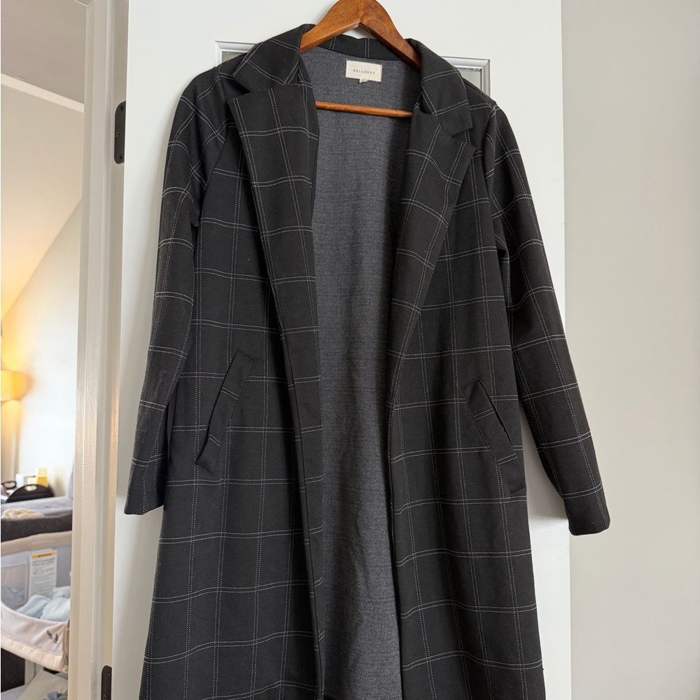 MELLODAY Charcoal Textured Jacket